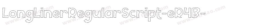 LongLinerRegularScript-eR4B字体转换