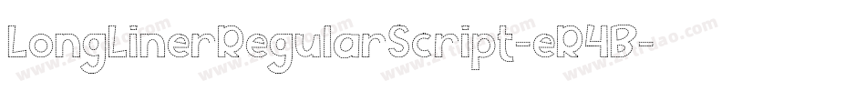 LongLinerRegularScript-eR4B字体转换