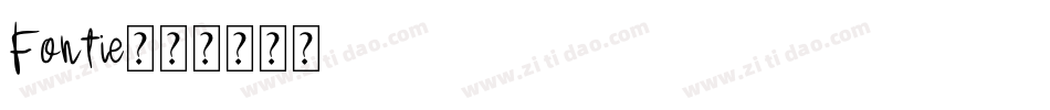 Fontie字体转换