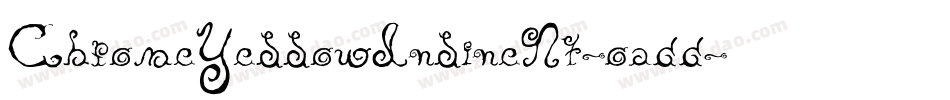 ChromeYellowInlineNf-0add字体转换
