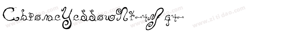 ChromeYellowNf-4Zg4字体转换