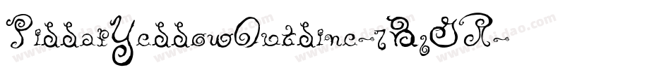PillarYellowOutline-7B6GR字体转换