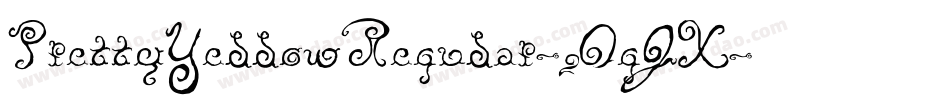 PrettyYellowRegular-2OgJX字体转换