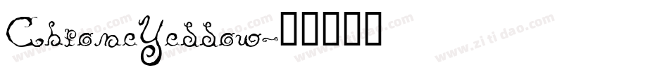 ChromeYellow字体转换