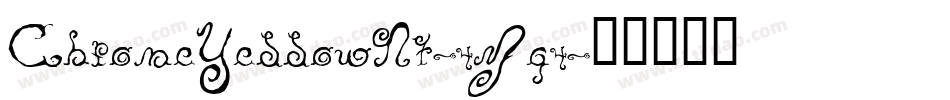 ChromeYellowNf-4Zg4字体转换