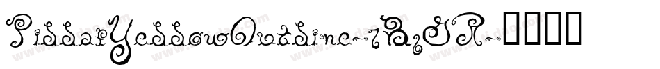 PillarYellowOutline-7B6GR字体转换