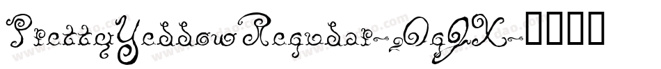 PrettyYellowRegular-2OgJX字体转换