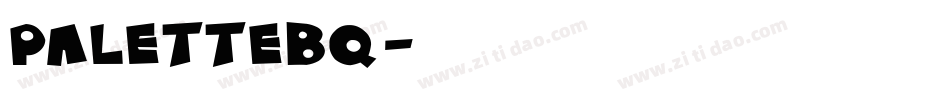 PaletteBQ字体转换