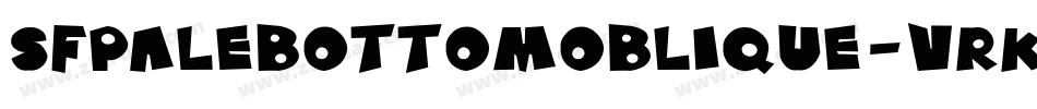 SfPaleBottomOblique-vRKD字体转换 SfPaleBottomOblique-vRKD字体转换