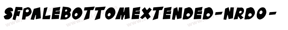 SfPaleBottomExtended-nrD0字体转换 SfPaleBottomExtended-nrD0字体转换