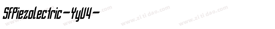 SfPiezolectric-YyV4字体转换 SfPiezolectric-YyV4字体转换
