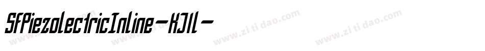 SfPiezolectricInline-KJ1l字体转换 SfPiezolectricInline-KJ1l字体转换