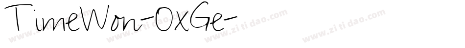 TimeWon-OxGe字体转换