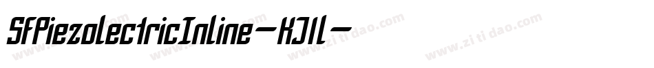 SfPiezolectricInline-KJ1l字体转换 SfPiezolectricInline-KJ1l字体转换
