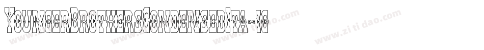 YoungerBrothersCondensedIta-1gx2字体转换