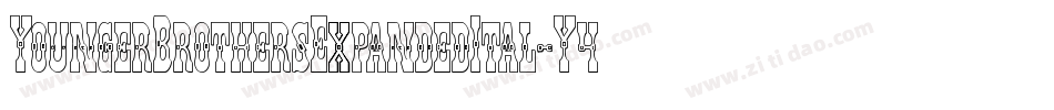 YoungerBrothersExpandedItal-Y4pO字体转换
