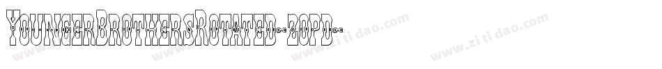 YoungerBrothersRotated-2opd字体转换