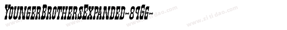 YoungerBrothersExpanded-89Gg字体转换