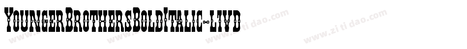 YoungerBrothersBoldItalic-l1vd字体转换 YoungerBrothersBoldItalic-l1vd字体转换
