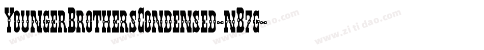 YoungerBrothersCondensed-nB7g字体转换