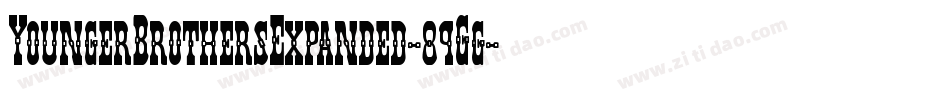 YoungerBrothersExpanded-89Gg字体转换