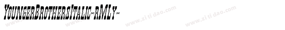 YoungerBrothersItalic-rMLy字体转换