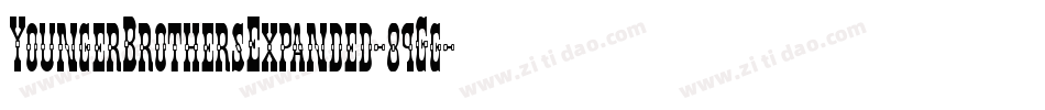 YoungerBrothersExpanded-89Gg字体转换