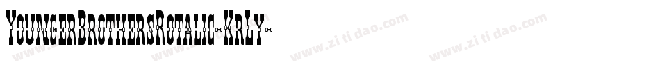 YoungerBrothersRotalic-KrLy字体转换