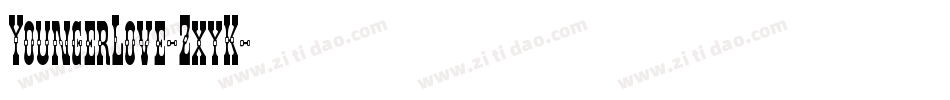 YoungerLove-ZxyK字体转换