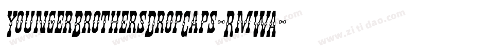 YoungerBrothersDropCaps-RmWA字体转换