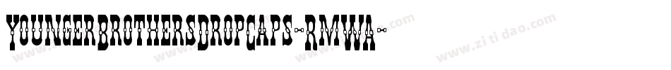 YoungerBrothersDropCaps-RmWA字体转换