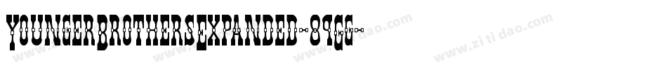 YoungerBrothersExpanded-89Gg字体转换