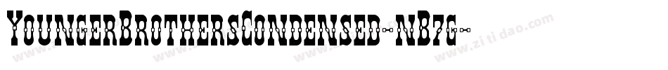 YoungerBrothersCondensed-nB7g字体转换