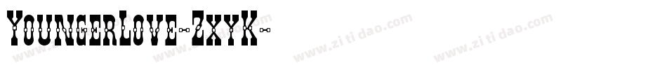 YoungerLove-ZxyK字体转换
