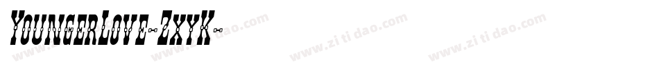 YoungerLove-ZxyK字体转换