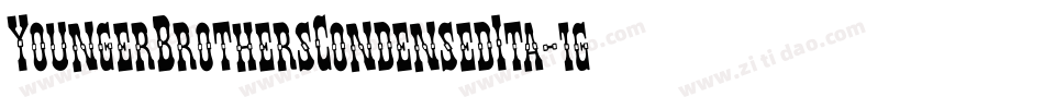YoungerBrothersCondensedIta-1gx2字体转换