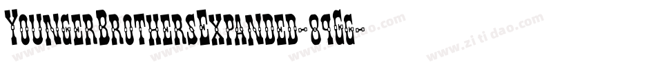 YoungerBrothersExpanded-89Gg字体转换