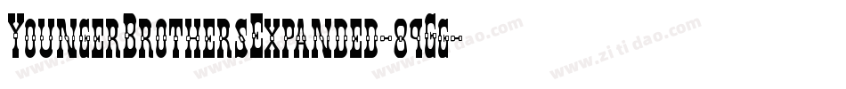 YoungerBrothersExpanded-89Gg字体转换