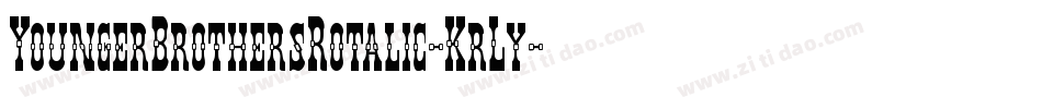 YoungerBrothersRotalic-KrLy字体转换