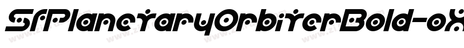 SfPlanetaryOrbiterBold-oX9o字体转换 SfPlanetaryOrbiterBold-oX9o字体转换