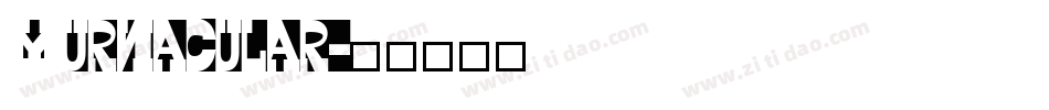 Yurnacular字体转换
