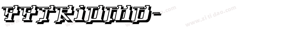 YYTRIUMD字体转换