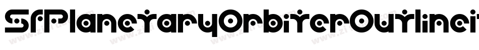 SfPlanetaryOrbiterOutlineItalic-eMjn字体转换