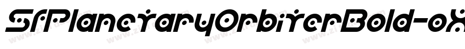 SfPlanetaryOrbiterBold-oX9o字体转换 SfPlanetaryOrbiterBold-oX9o字体转换