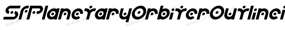 SfPlanetaryOrbiterOutlineItalic-eMjn字体转换