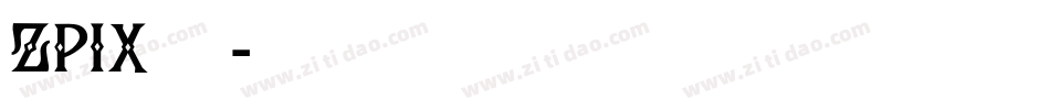 Zpix转换器字体转换