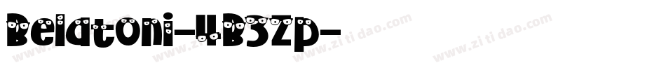 Belatoni-4B3Zp字体转换