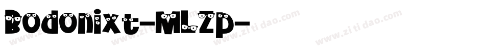 Bodonixt-MLZp字体转换