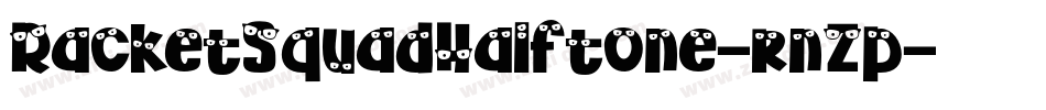 RacketSquadHalftone-rnZp字体转换