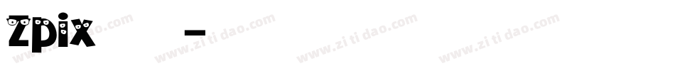 Zpix生成器字体转换